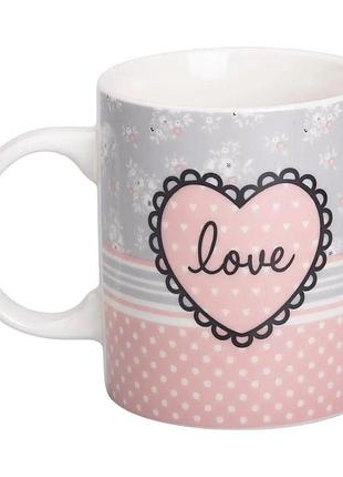 Чашка фарфоровая 400 (мл) для кофе и чая rx-n240143pk