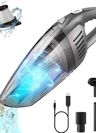 Автомобильный пылесос 7000pa, мощный ручной пылесос, длительный срок службы, amazon, германия