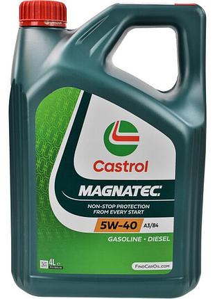 Масло моторное castrol magnatec a3/b4 5w40 4l, 5w40ma3b44l