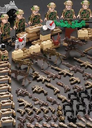 Конструктор фигурки человечки военные спецназ полиция солдатики swat 8 шт