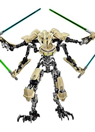 Конструктор фигурка генерал гривус из фильма звездные войны. игрушка конструктор general griev tar yousf