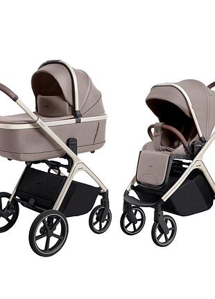 Универсальная коляска carrello vector 2 в 1 crl-6550, rock beige