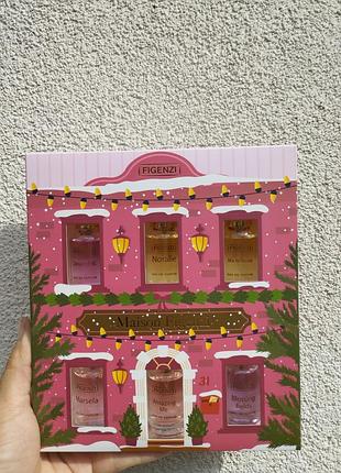 Подарунковий набір парфумів figenzi maison 6 ароматів по 15 мл у святковій коробці – ідеальний подарунок