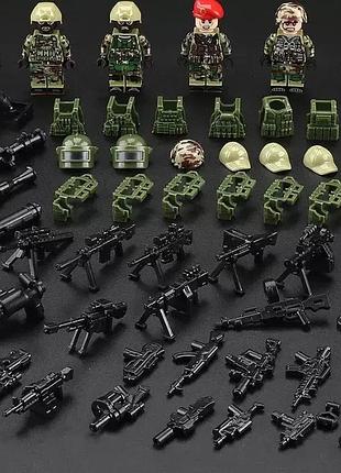 Конструктор фигурки военные спецназовцев swat альфа корд армия