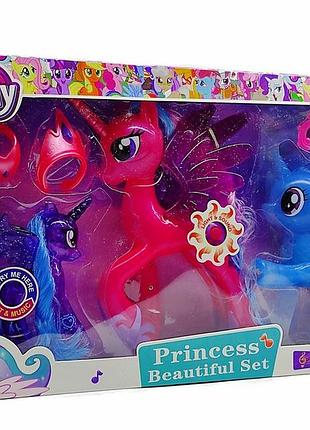 Набор пони 1mly-012 розовая