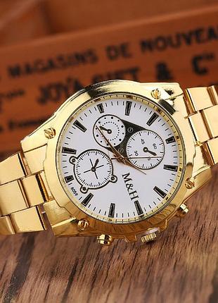 Мужские наручные часы m&h белый