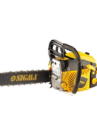 Бензопила цепная 2.0квт шина 40см шаг цепи 0.325 sigma (5605421) для резки древесины лесопиление электро dm-11