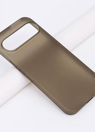 Ультра тонкий pp чехол для pixel 9 grey