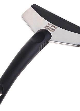 Скребок voin для снега и льда, пластик-нержавейка vl-925