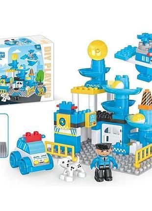 Конструктор js 611 b4 полицейский участок 87 деталей