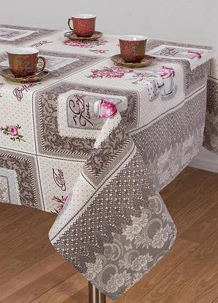 Скатерть рогожка 140х180 прованс