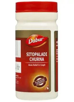 Ситопаладі панчоха застуда, кашель, бронхіт, лихоманка, занепад сил dabur sitopaladi churna 60 г