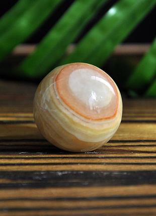 Фигурка шар из камня оникс, 3 см (цвет, как на фото)