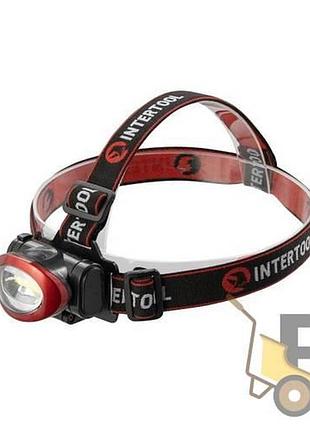 Фонарь налобный светодиодный intertool lb-0304