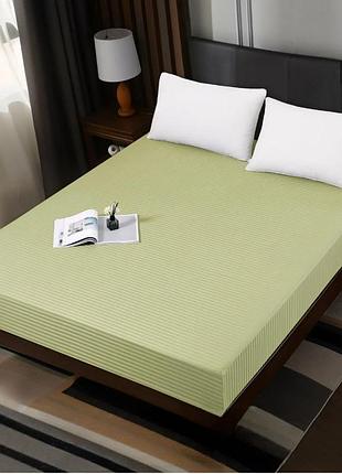 Простирадло на гумці koloco 180 х 200+25 см (40190) зелений