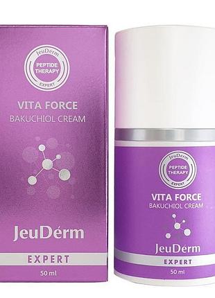 Крем із бакучіолом vita force bakuchiol cream jeuderm, 50 мл