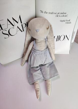 Мягкая игрушка заяц zara