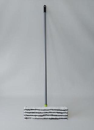 Швабра полотер для пола ек 043 половая швабра с насадкой из микрофибры l 110 cm variomarket