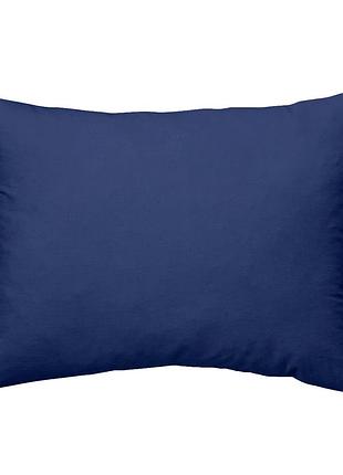 Наволочка 1 шт 50x70 см полисатин 32 синяя love you