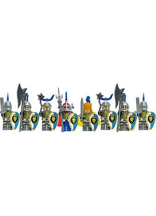 Конструктор фигурки человечки средневековые королевские рыцари солдаты воины