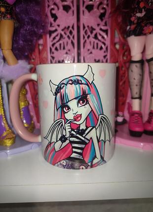 💖 чашка с оригинальной орель моностер хай monster high