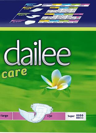 Подгузники для взрослых дышащие dailee саге super extralarge 30 шт (8595611621864)