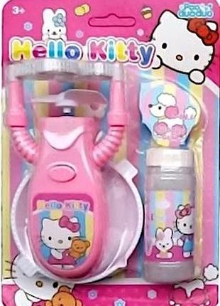 Пістолет з мильними бульбашками на батарейках (зображення hello kitty) ост