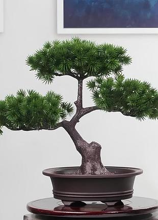 Искусственный бонсай в горшке. искусственные растения для дома. искусственные цветы в горшках 25х30 см yousf