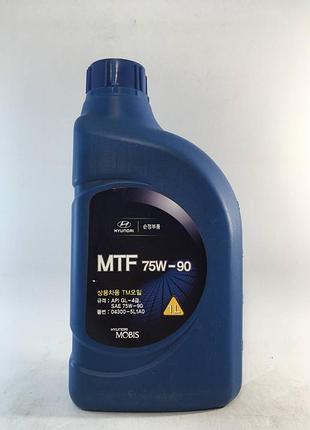 Масло трансмиссии hyundai mtf sae 75w90 gl4 1l, 043005l1a0