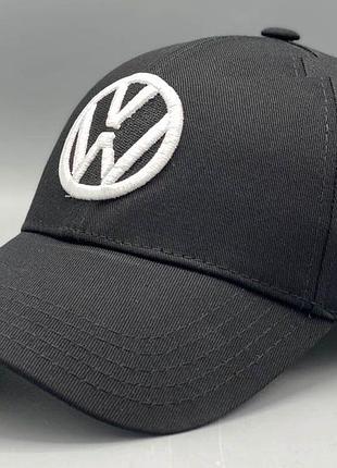 Мужские бейсболки хлопок с логотипом автомобильной марки чёрный volkswagen l-хl
