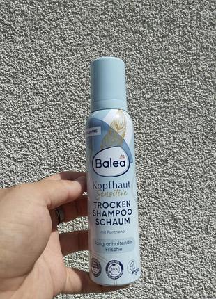 Сухий шампунь-пінка balea sensitive 150 мл – для чутливої шкіри голови, свіжість і об’єм волосся