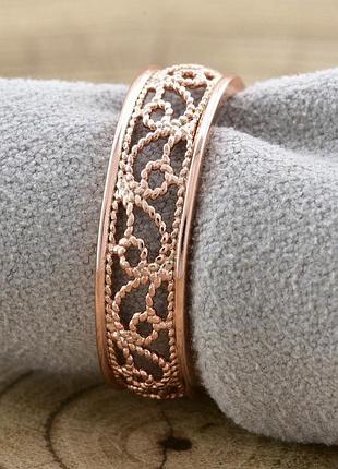 Кольцо xuping позолота ро, 19 размер (ширина 6мм, вес 2,6г)