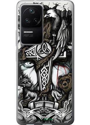 Чохол на xiaomi poco f4 тату вікінг "4098u-3917-7673"