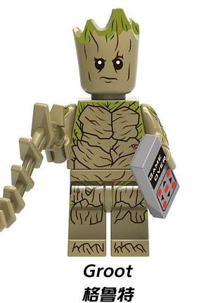 Мини фигурка мстители дерево грут стражи галактики