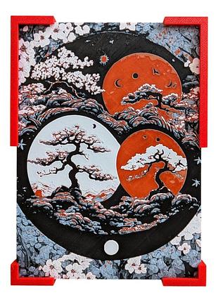 3д картина из пластика " волшебная азия" с рамкой universal