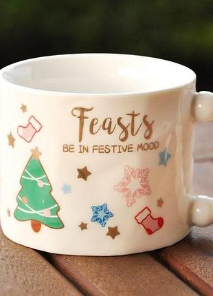 Керамічна чашка "чарівний ліс", 300 мл