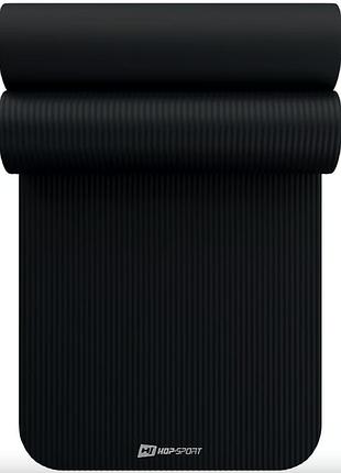 Коврик для йоги hop-sport hs-nb020gm nbr 2см черный