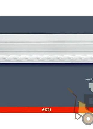 Уцінка! стельовий плінтус добра справа 1701 105х36 1,3м