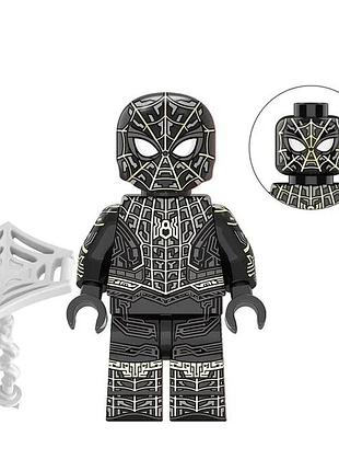 Фигурка супергерой человек паук черный питер паркер война бесконечности