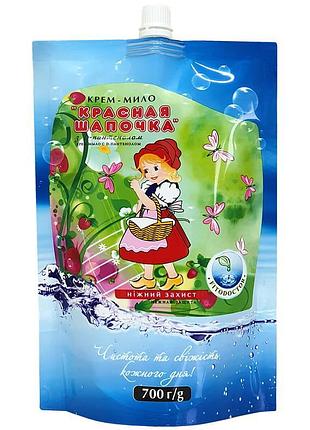 Крем-мыло детское фитодоктор красная шапочка с д-пантенолом дой-пак 700 г (4820215053631)