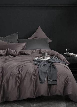 Набор пододеяльник 240х215см +наволочки 70х70 2шт сатин ярослав №10 коричневый