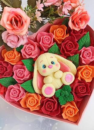 Шоколадный подарочный набор букет подарок женщине девушке на день рождения цветы розы из шоколада
