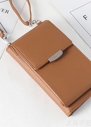 Модний жіночий клатч сумочка baellery коричневий