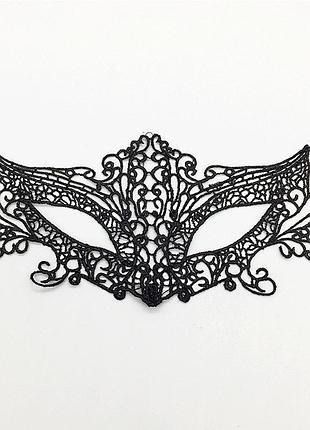 Маскарадна маска для обличчя one size чорний