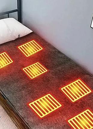 Электропростынь от повербанка 160*80 см коврик с подогревом на usb