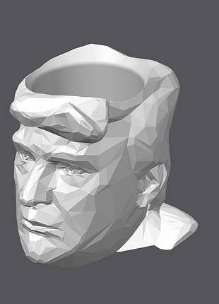 Дональд трамп - підставка для туалетної щітки