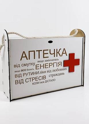 Подарункова коробка аптечка на засув