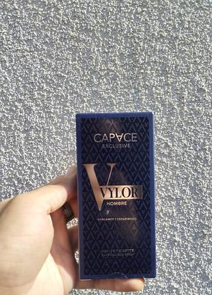 Capace exclusive vylor hombre 100 мл чоловіча туалетна вода з нотами бергамоту та кедра, стильний аромат