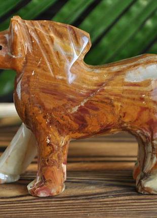 Статуетка лошадь из натурального камня оникс, 13.5 х 9.5 х 4 см (цвет, как на фото)