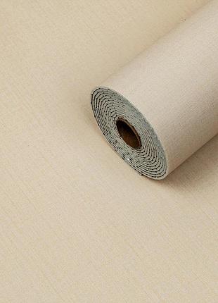 Самоклеюча вініловая плитка в рулоні бежевий льон 0,6*3m*2мм мат sw-00002042